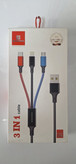 کابل شارژ 3in1 برند biboshi