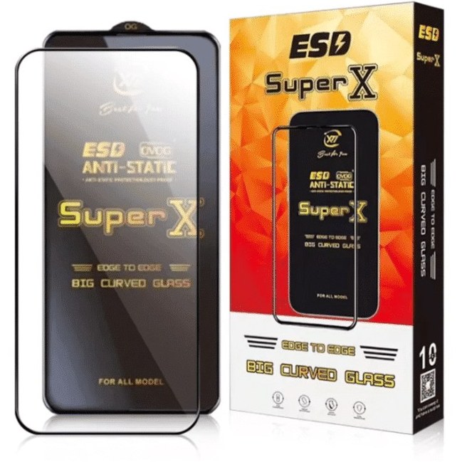 گلس شیشه ای  انتی استاتیک a12.a13.a04.a04s.a23    superX