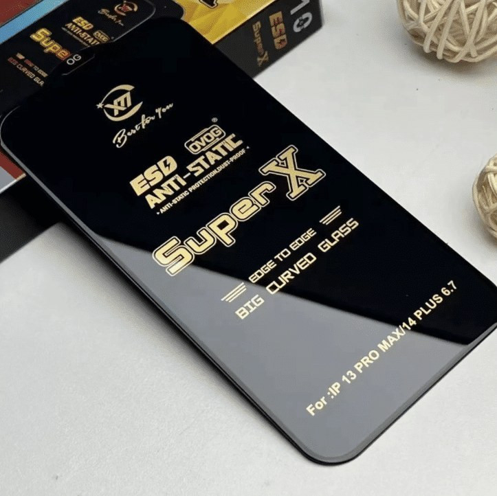 گلس شیشه ای انتی استاتیک a05s مدل superX
