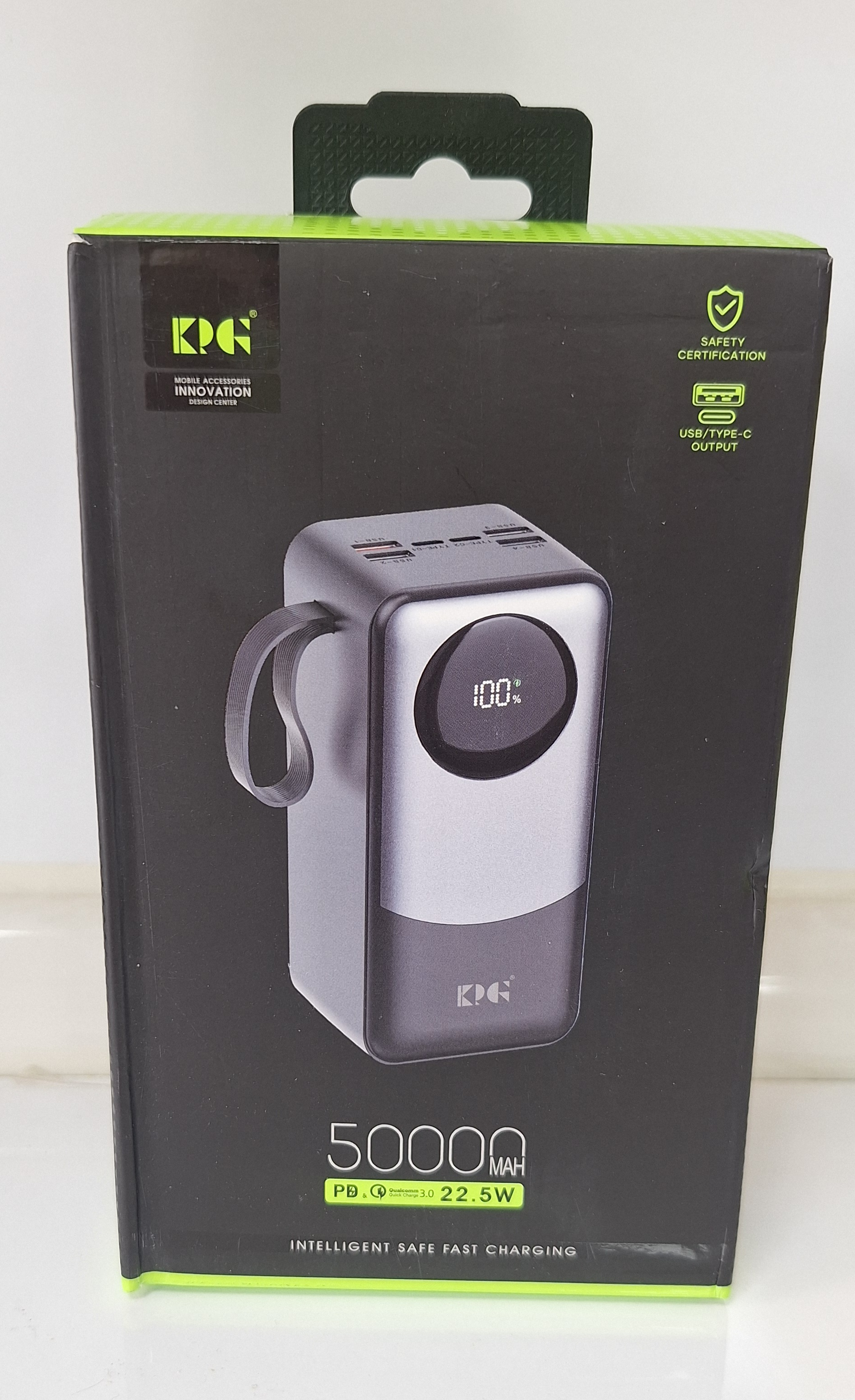 پاوربانک کینگ پاور مدل KPG-502X ظرفیت ۵۰ هزار